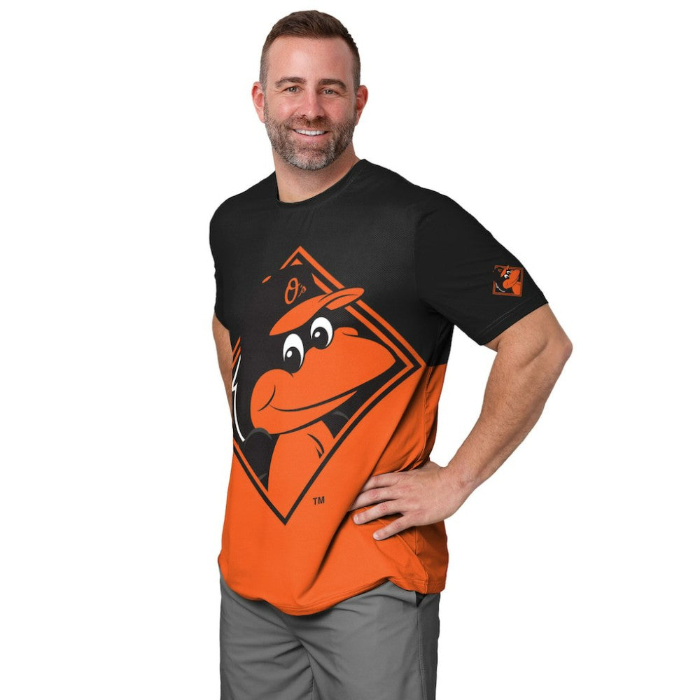 Baltimore Orioles FOCO Big Logo Mascot T-Shirt - MLB T-shirts
