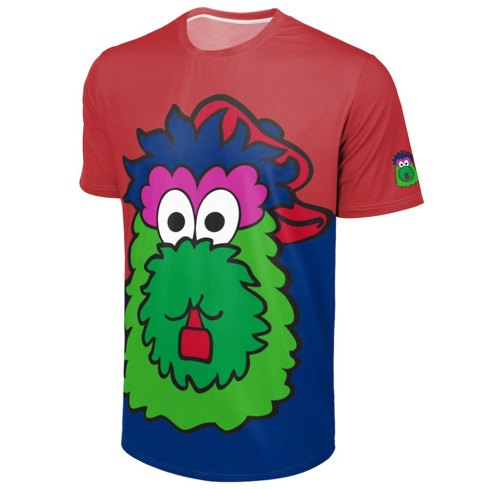 Philadelphia Phillies FOCO Big Logo Mascot T-Shirt - MLB T-shirts