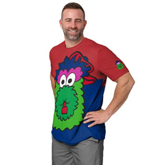 Philadelphia Phillies FOCO Big Logo Mascot T-Shirt - MLB T-shirts