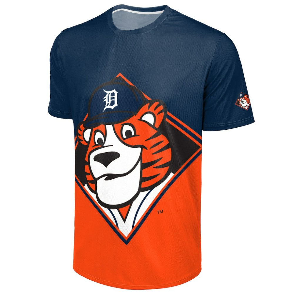 Detroit Tigers FOCO Big Logo Mascot T-Shirt - MLB T-shirts