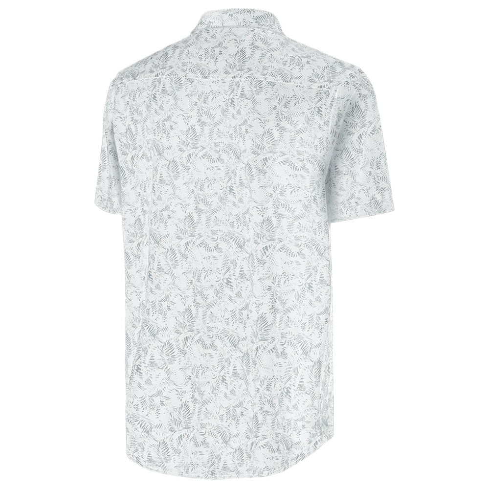 Atlanta Braves Antigua Palm Tree Spring Training Lush Button-Up Shirt - MLB