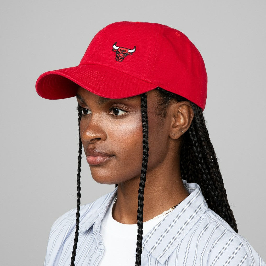 Red Chicago Bulls Women's Micro Lefty Adjustable Hat | NBA