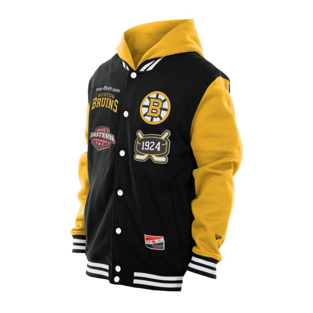 Boston Bruins New Era Full-Snap Fleece Hoodie Jacket -  NHL Hoodies