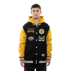 Boston Bruins New Era Full-Snap Fleece Hoodie Jacket -  NHL Hoodies
