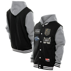 Vegas Golden Knights New Era Full-Snap Fleece Hoodie Jacket -  NHL Hoodies