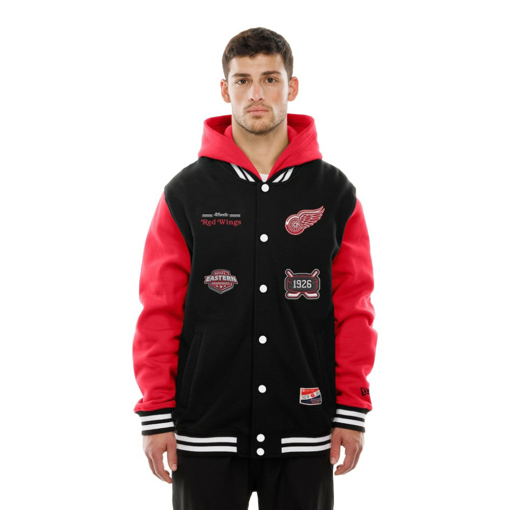 Detroit Red Wings New Era Full-Snap Fleece Hoodie Jacket -  NHL Hoodies