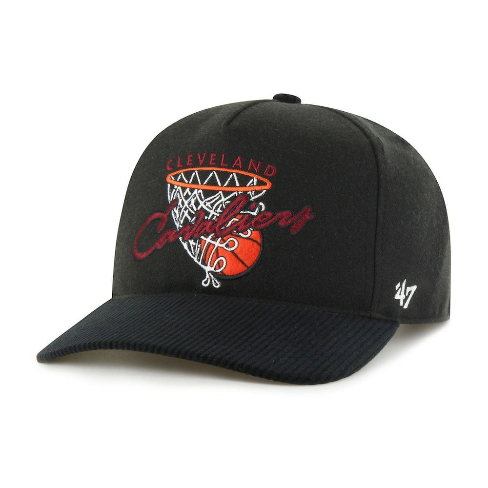 Black Cleveland Cavaliers '47 Nothing But Net Hitch Adjustable Hat sale | NBA