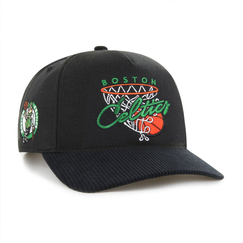 Black Boston Celtics '47 Nothing But Net Hitch Adjustable Hat | NBA