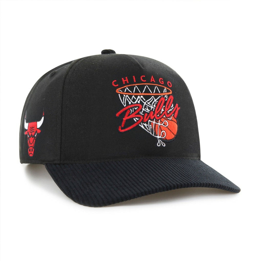 Black Chicago Bulls '47 Nothing But Net Hitch Adjustable Hat | NBA