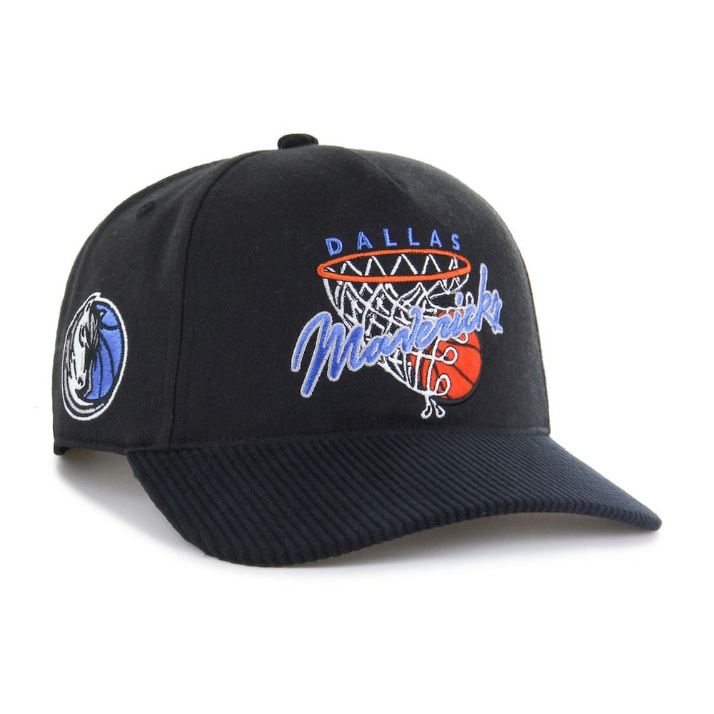 Black Dallas Mavericks '47 Nothing But Net Hitch Adjustable Hat sale | NBA