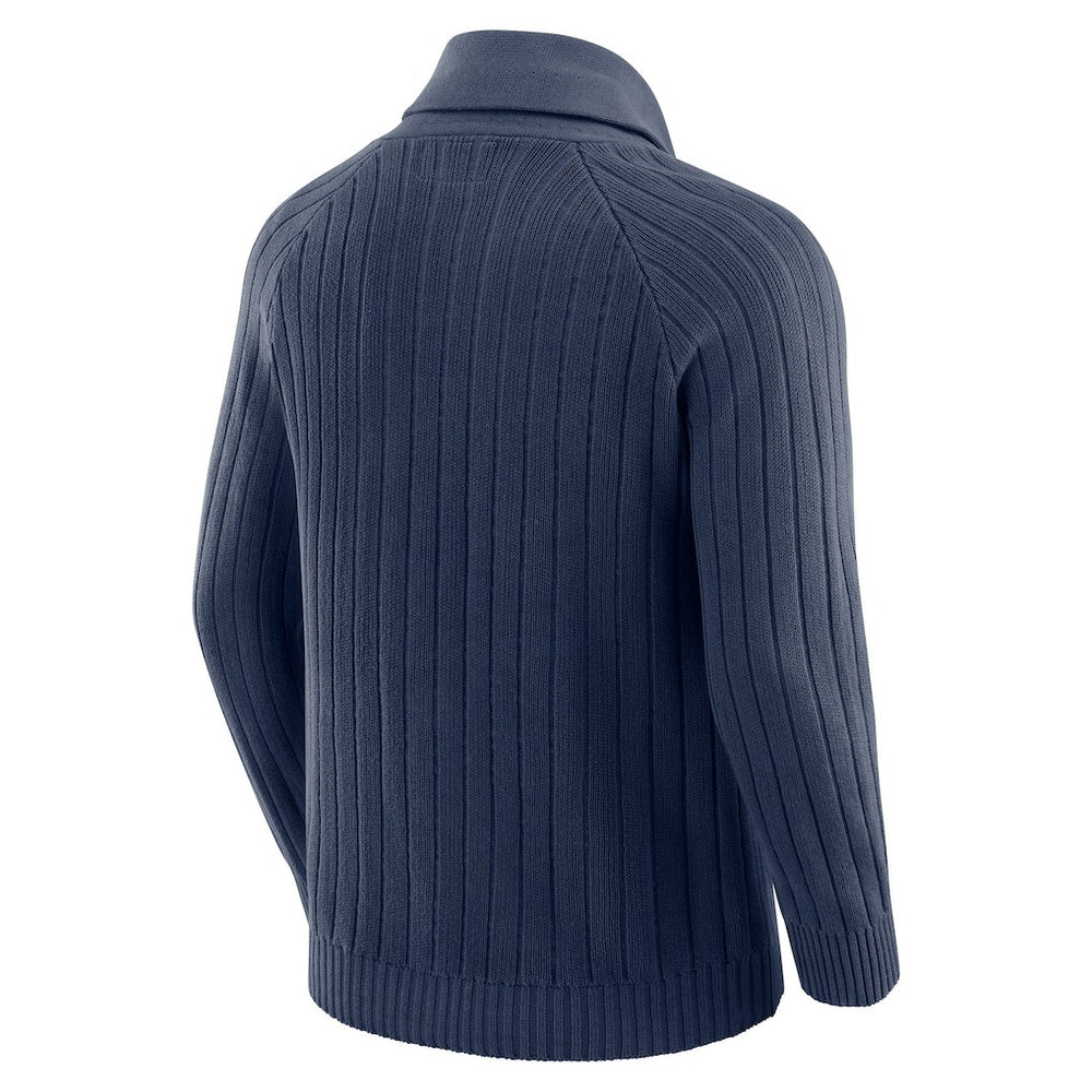 Dallas Cowboys J. Palmer The Playmaker Cardigan Raglan Sweater | NFL Outlet
