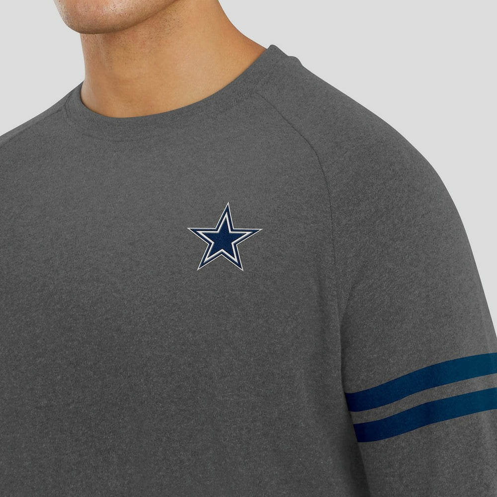 Dallas Cowboys J. Palmer Players Lounge Raglan Tri-Blend Sweatshirt | NFL Discount
