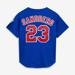 Ryne Sandberg Chicago Cubs Mitchell & Ness Cooperstown Collection 1997 Mesh Batting Practice Button-Up Jersey - MLB Jerseys