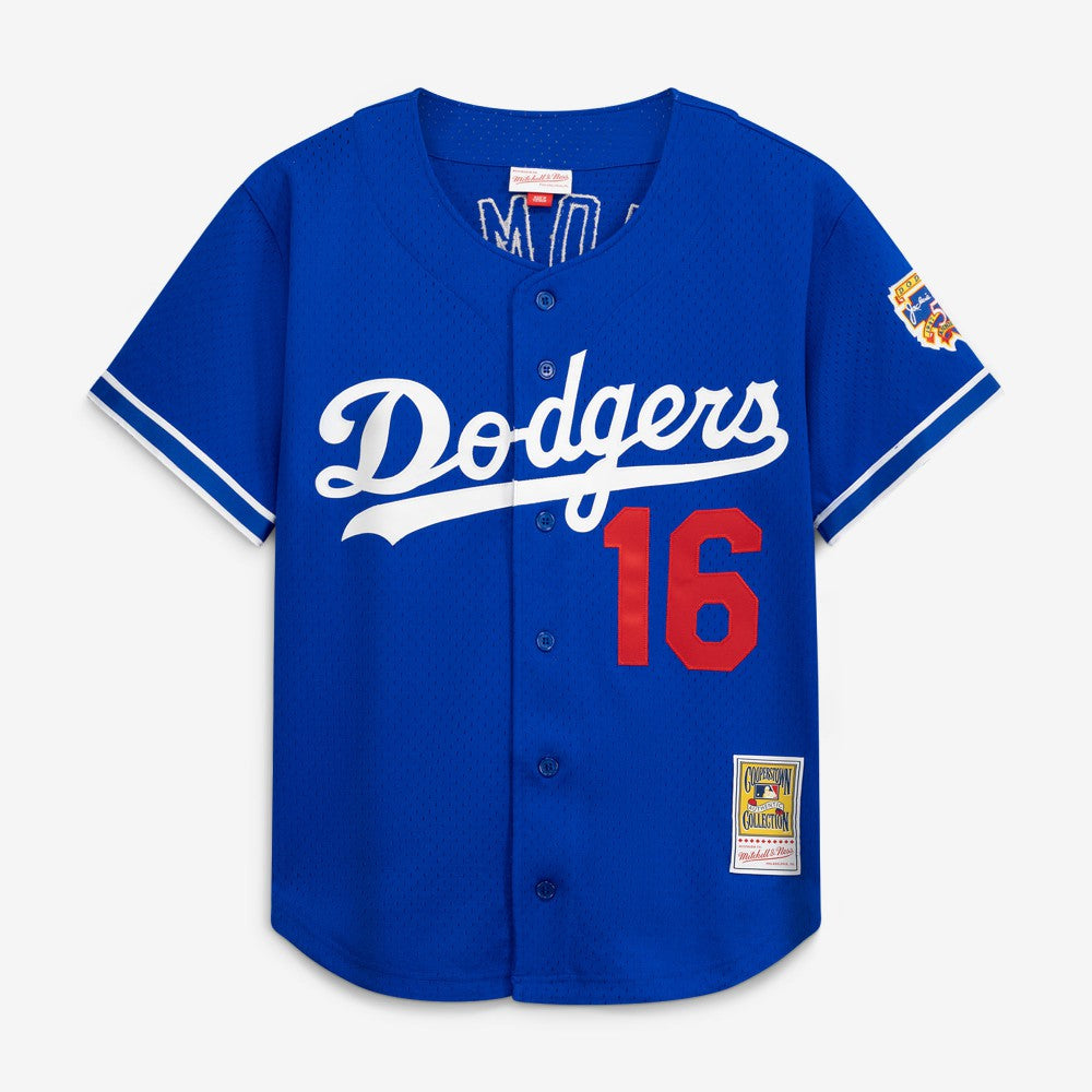 Hideo Nomo Los Angeles Dodgers Mitchell & Ness Cooperstown Collection Mesh Batting Practice Button-Up Jersey - MLB Jerseys