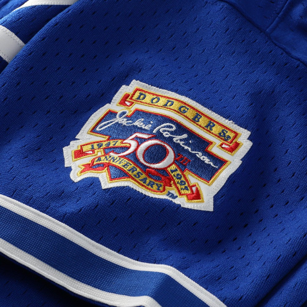 Hideo Nomo Los Angeles Dodgers Mitchell & Ness Cooperstown Collection Mesh Batting Practice Button-Up Jersey - MLB Jerseys
