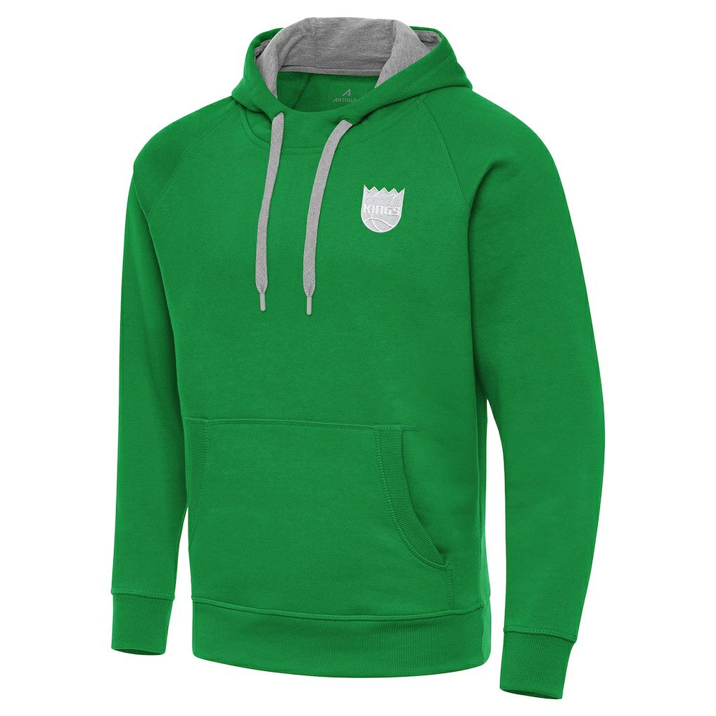 Kelly Green Sacramento Kings Antigua St. Patrick's Day Victory Raglan Pullover Hoodie sale | NBA