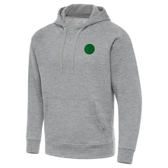 Heather Gray Golden State Warriors Antigua St. Patrick's Day Victory Raglan Pullover Hoodie sale | NBA