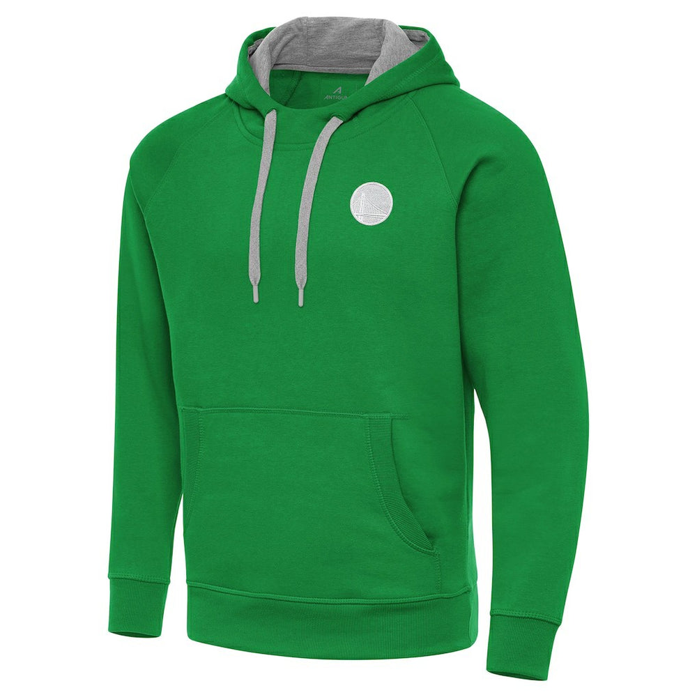 Kelly Green Golden State Warriors Antigua St. Patrick's Day Victory Raglan Pullover Hoodie sale | NBA