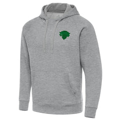 Heather Gray New York Knicks Antigua St. Patrick's Day Victory Raglan Pullover Hoodie | NBA