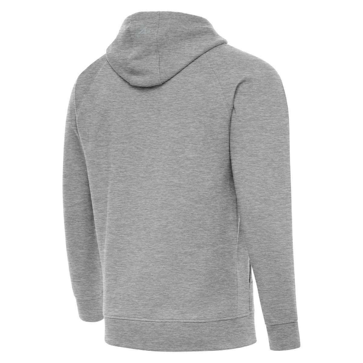 Heather Gray New York Knicks Antigua St. Patrick's Day Victory Raglan Pullover Hoodie | NBA