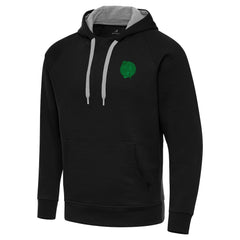 Black Boston Celtics Antigua St. Patrick's Day Victory Raglan Pullover Hoodie | NBA