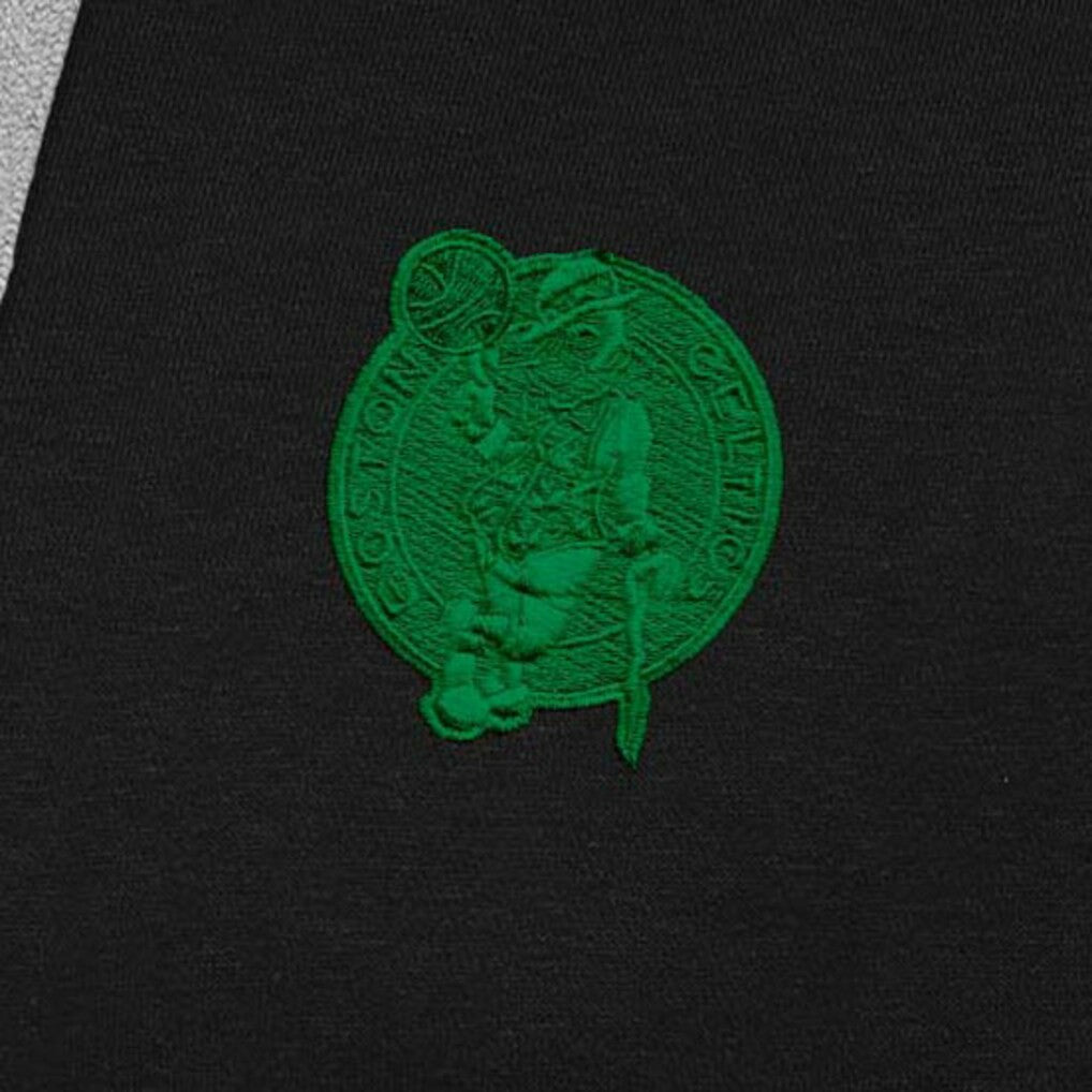 Black Boston Celtics Antigua St. Patrick's Day Victory Raglan Pullover Hoodie | NBA
