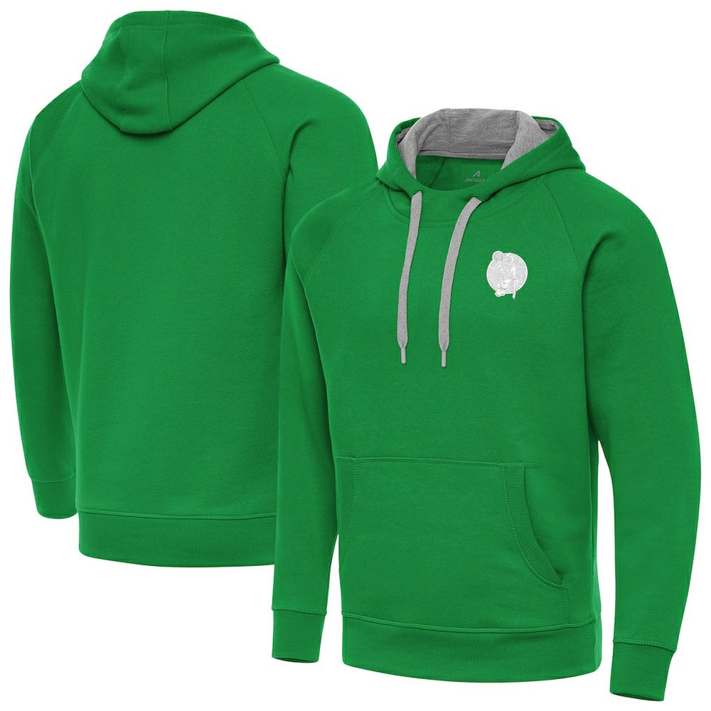 Kelly Green Boston Celtics Antigua St. Patrick's Day Victory Raglan Pullover Hoodie | NBA