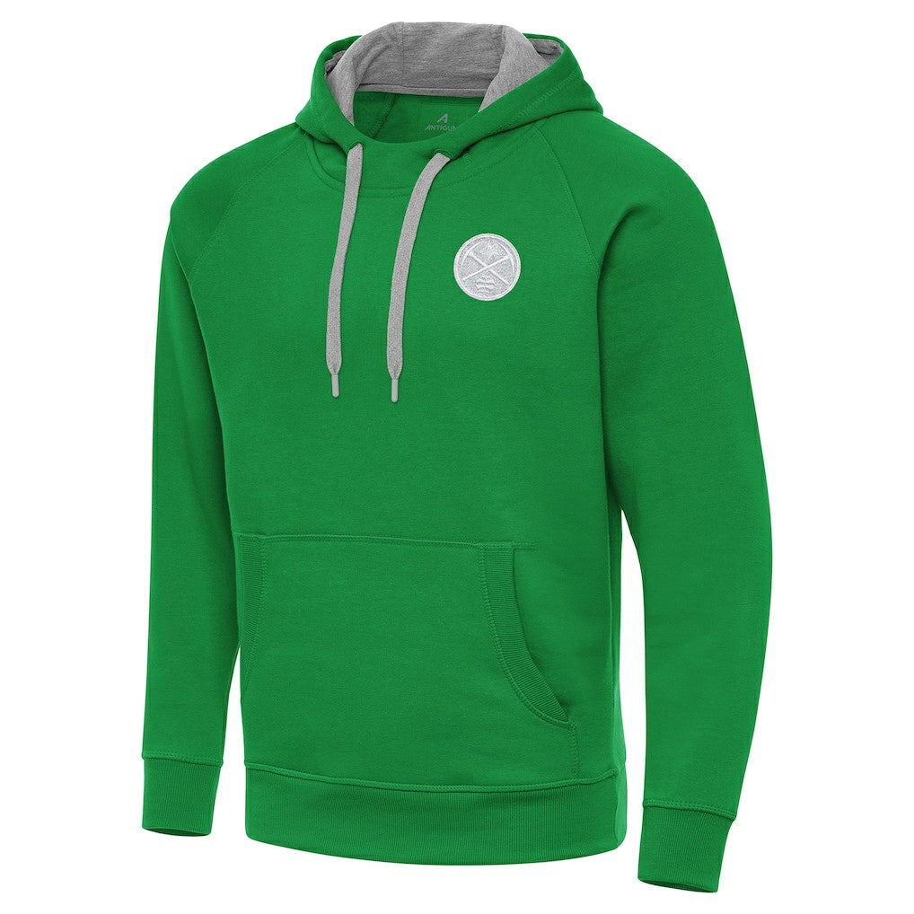 Kelly Green Denver Nuggets Antigua St. Patrick's Day Victory Raglan Pullover Hoodie sale | NBA