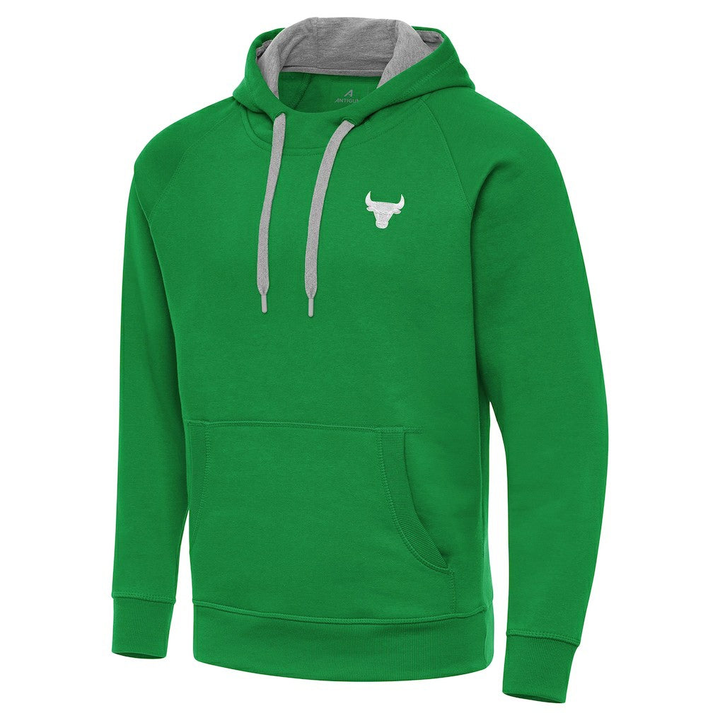 Kelly Green Chicago Bulls Antigua St. Patrick's Day Victory Raglan Pullover Hoodie sale | NBA