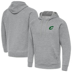 Heather Gray Cleveland Cavaliers Antigua St. Patrick's Day Victory Raglan Pullover Hoodie sale | NBA