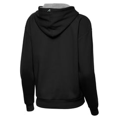 Black New York Knicks Antigua Women's St. Patrick's Day Victory Pullover Hoodie | NBA