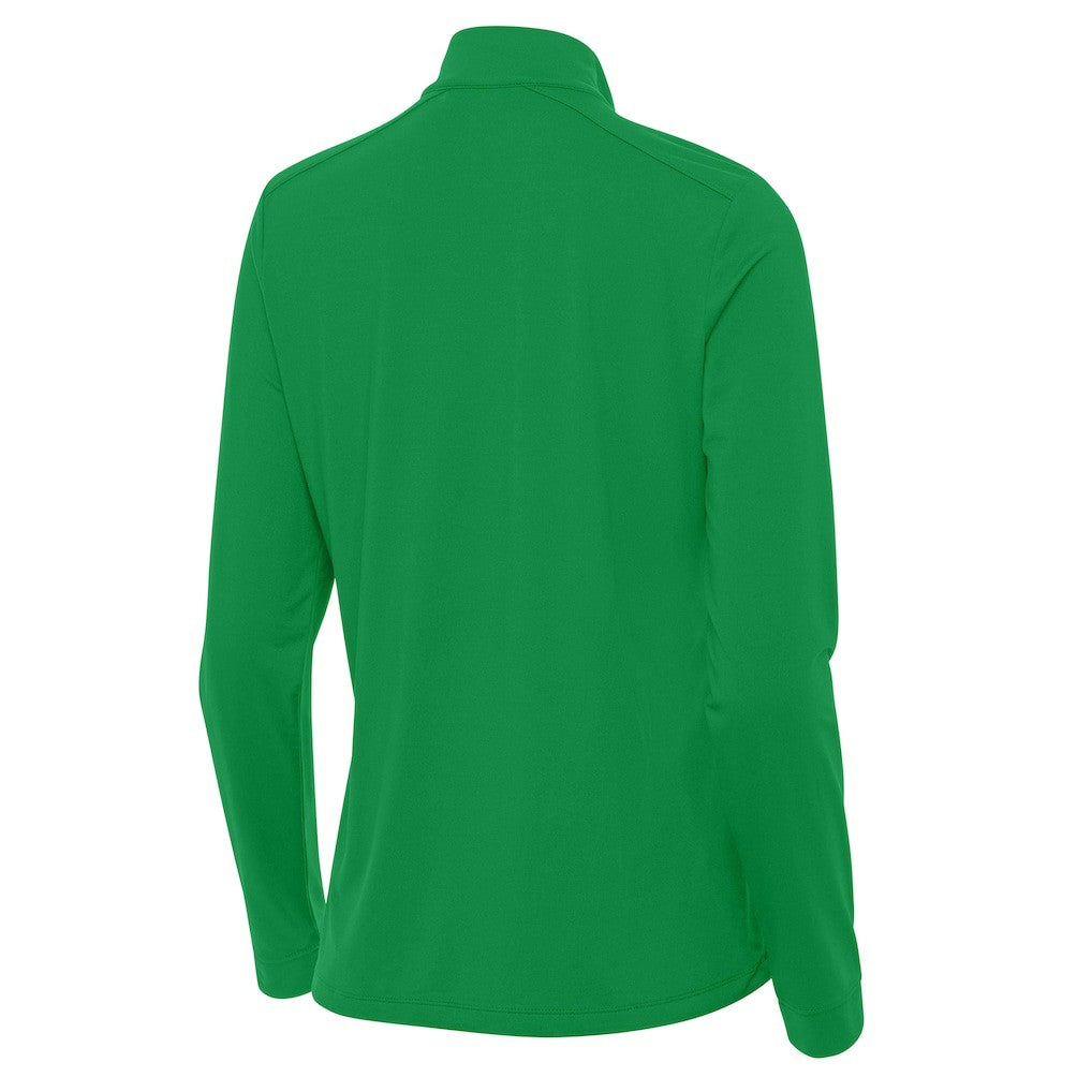 Kelly Green Chicago Bulls Antigua Women's St. Patrick's Day Intent Quarter-Zip Top | NBA