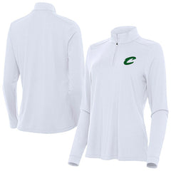 White Cleveland Cavaliers Antigua Women's St. Patrick's Day Intent Quarter-Zip Top sale | NBA