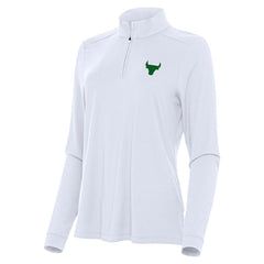 White Chicago Bulls Antigua Women's St. Patrick's Day Intent Quarter-Zip Top sale | NBA
