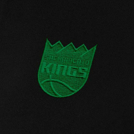 Black Sacramento Kings Antigua Women's St. Patrick's Day Intent Quarter-Zip Top | NBA
