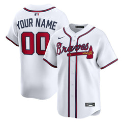 Atlanta Braves Nike Home Limited Custom Jersey - MLB Jerseys