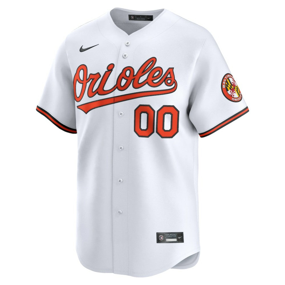 Baltimore Orioles Nike Home Limited Custom Jersey - MLB Jerseys