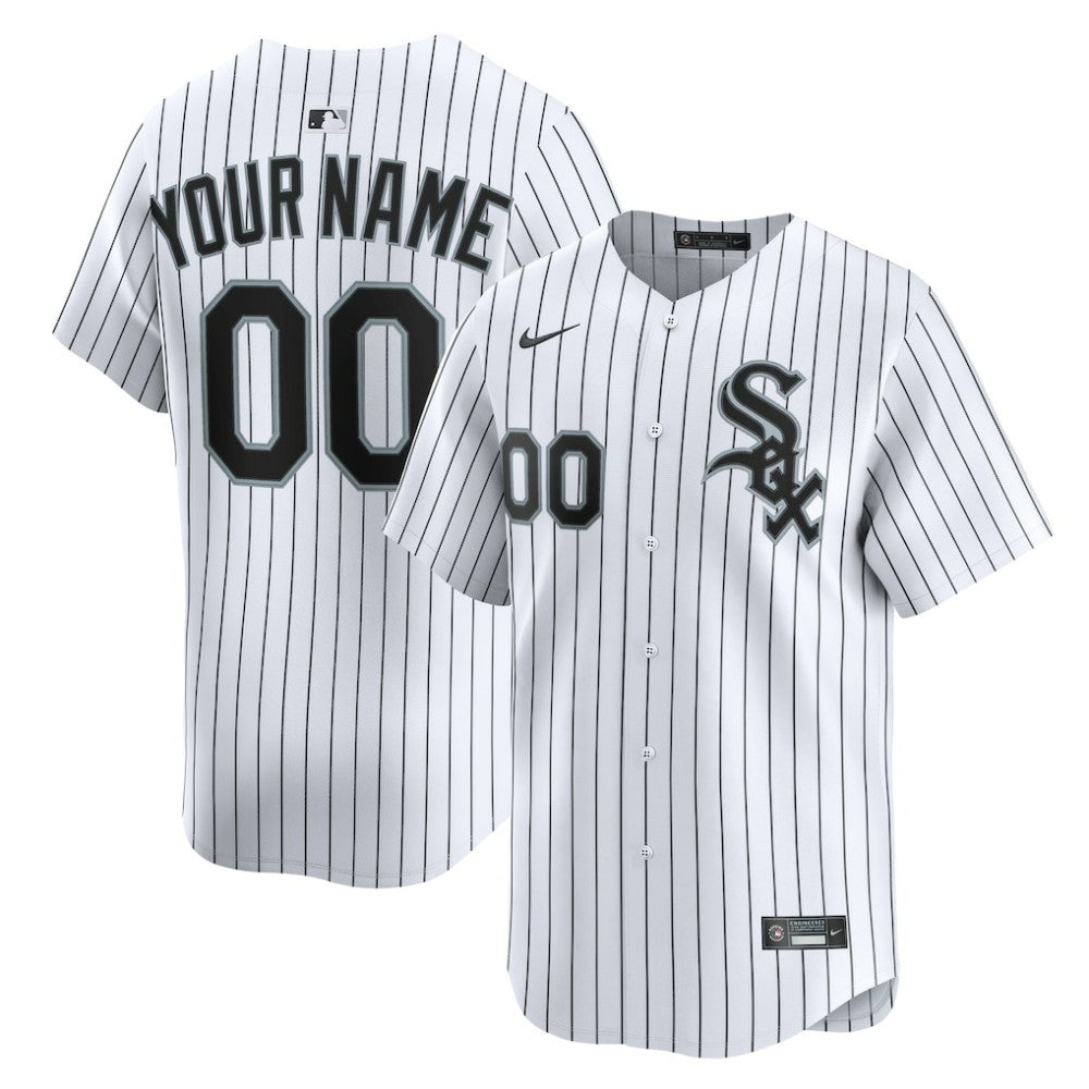 Chicago White Sox Nike Home Limited Custom Jersey - MLB Jerseys
