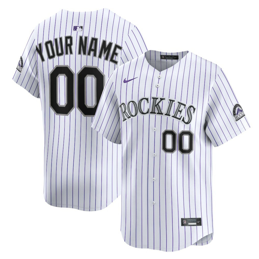 Colorado Rockies Nike Home Limited Custom Jersey - MLB Jerseys