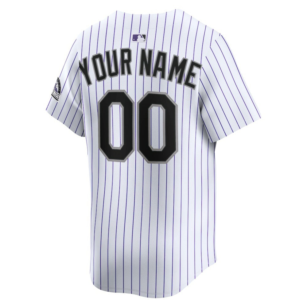 Colorado Rockies Nike Home Limited Custom Jersey - MLB Jerseys