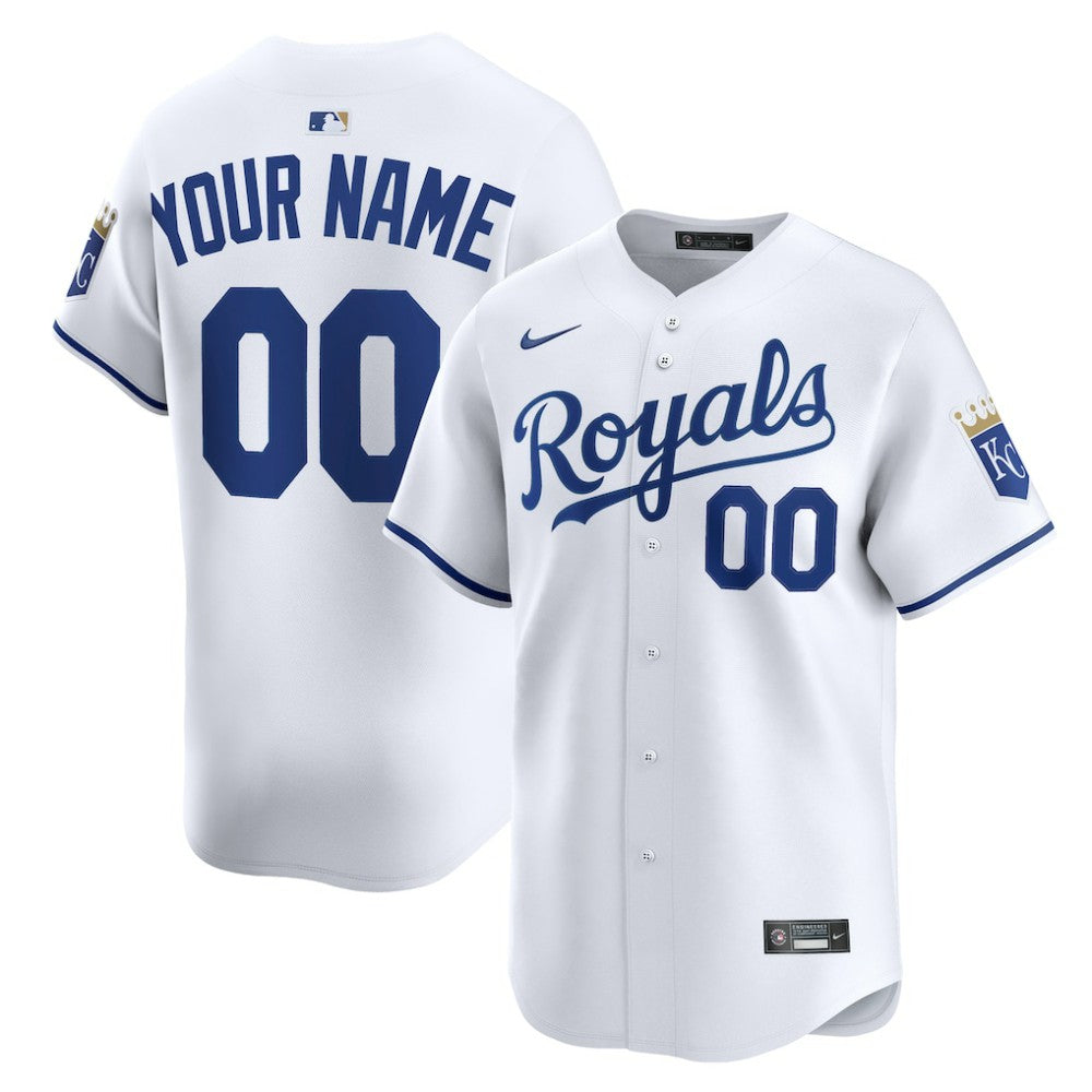 Kansas City Royals Nike Home Limited Custom Jersey - MLB Jerseys