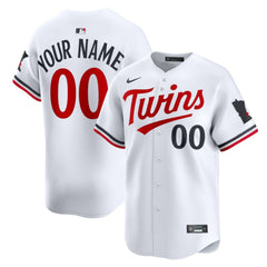 Minnesota Twins Nike Home Limited Custom Jersey - MLB Jerseys