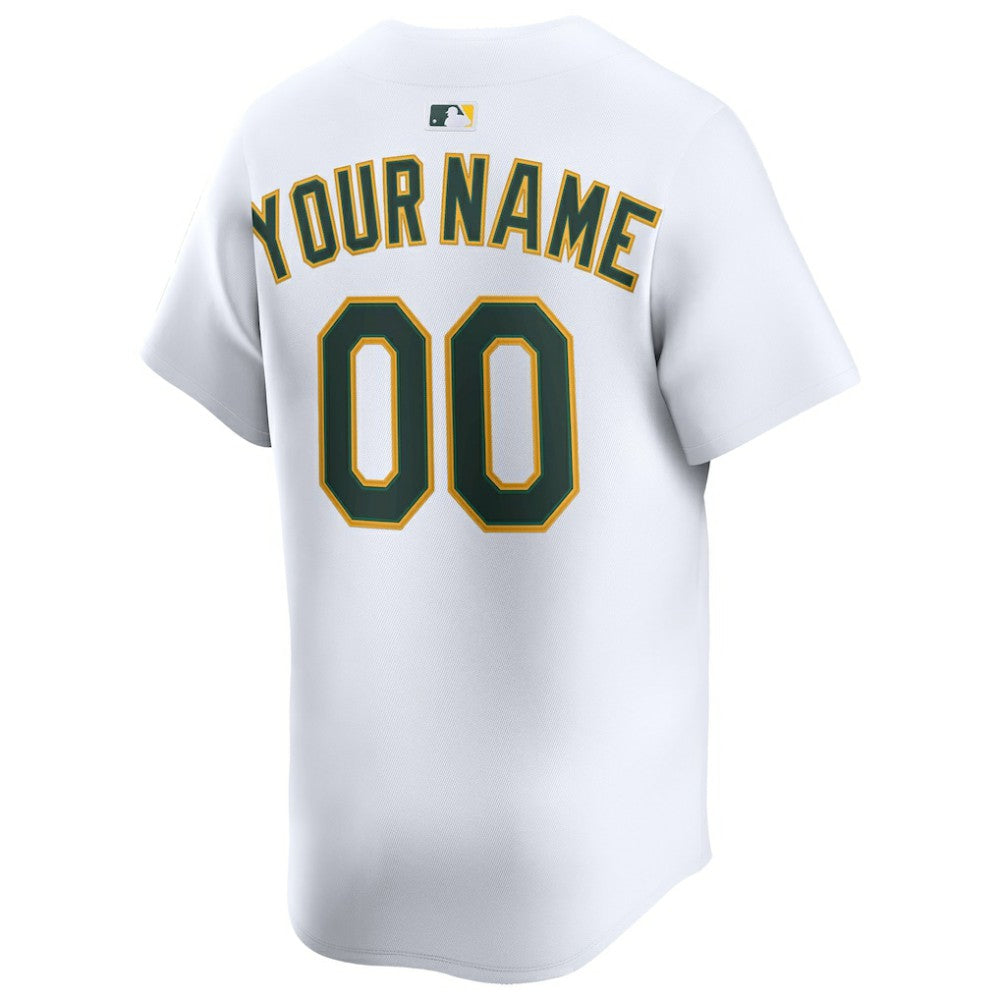 Athletics Nike Home Limited Custom Jersey - MLB Jerseys