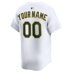 Athletics Nike Home Limited Custom Jersey - MLB Jerseys