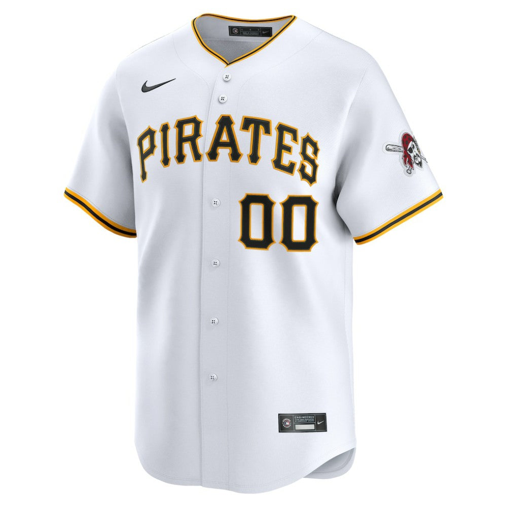 Pittsburgh Pirates Nike Home Limited Custom Jersey - MLB Jerseys