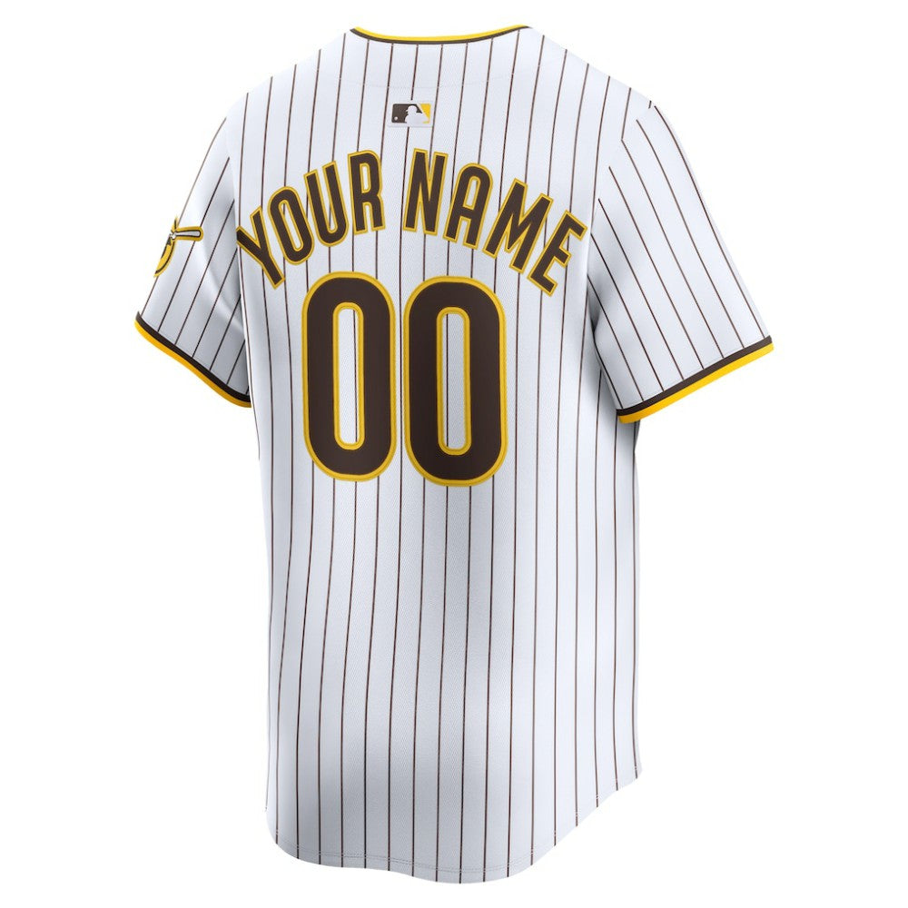 San Diego Padres Nike Home Limited Custom Jersey - MLB Jerseys