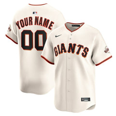 San Francisco Giants Nike Home Limited Custom Jersey - MLB Jerseys