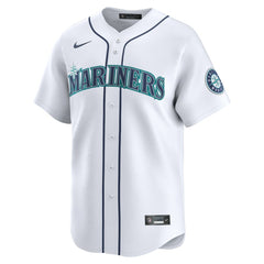 Seattle Mariners Nike Home Limited Custom Jersey - MLB Jerseys