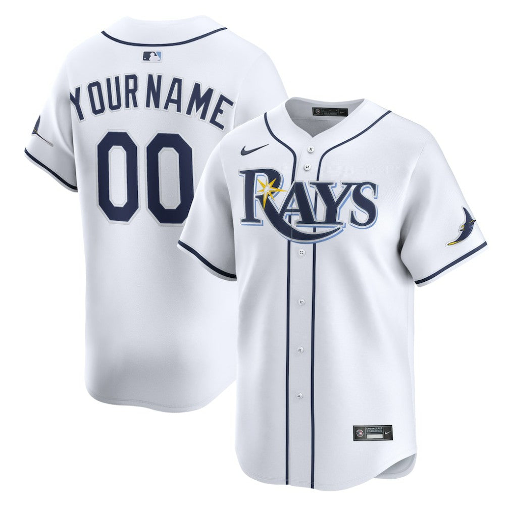 Tampa Bay Rays Nike Home Limited Custom Jersey - MLB Jerseys