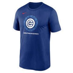 Chicago Cubs Nike 2025 MLB World Tour: Tokyo Series Legend Logo Performance T-Shirt - MLB T-shirts